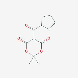 5-cyclopentanecarbonyl-2,2-dimethyl-1,3-dioxane-4,6-dioneͼƬ