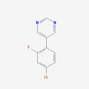 5-(4-Bromo-2-fluorophenyl)pyrimidineͼƬ