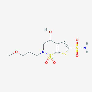 (R)-4-Hydroxy-2-(3-methoxypropyl)-3,4-dihydro-2H-thieno[3,2-e][1,2]thiazine-6-sulfonamide 1,1-DioxideͼƬ