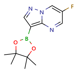 6-fluoro-3-(tetramethyl-1,3,2-dioxaborolan-2-yl)pyrazolo[1,5-a]pyrimidineͼƬ