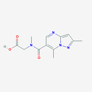 2-(1-{2,7-dimethylpyrazolo[1,5-a]pyrimidin-6-yl}-N-methylformamido)aceticacidͼƬ