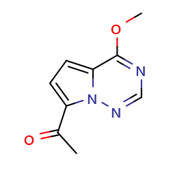 1-{4-methoxypyrrolo[2,1-f][1,2,4]triazin-7-yl}ethan-1-oneͼƬ