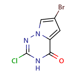 6-bromo-2-chloro-3H,4H-pyrrolo[2,1-f][1,2,4]triazin-4-oneͼƬ