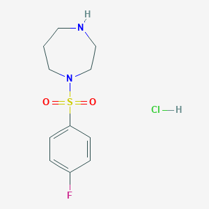 1-(4-Fluorobenzenesulfonyl)-1,4-diazepane HydrochlorideͼƬ