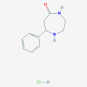 7-Phenyl-1,4-diazepan-5-one HydrochlorideͼƬ