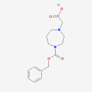 4-Carboxymethyl-[1,4]diazepane-1-carboxylic acid benzyl esterͼƬ