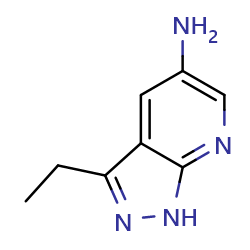 3-ethyl-1H-pyrazolo[3,4-b]pyridin-5-amineͼƬ