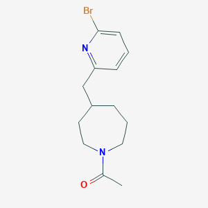 1-[4-(6-Bromo-pyridin-2-ylmethyl)-azepan-1-yl]-ethanoneͼƬ