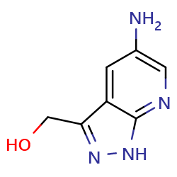 {5-amino-1H-pyrazolo[3,4-b]pyridin-3-yl}methanolͼƬ