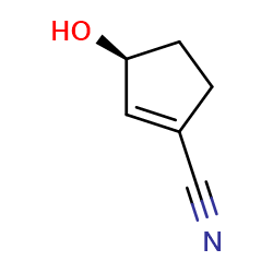 (3S)-3-hydroxycyclopent-1-ene-1-carbonitrileͼƬ