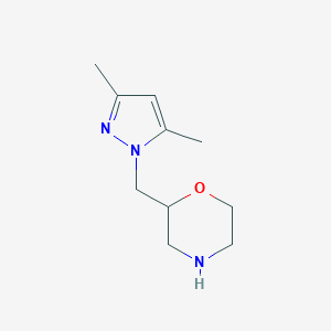 2-[(3,5-dimethyl-1H-pyrazol-1-yl)methyl]morpholineͼƬ