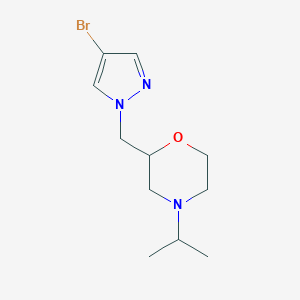 2-[(4-bromo-1H-pyrazol-1-yl)methyl]-4-(propan-2-yl)morpholineͼƬ