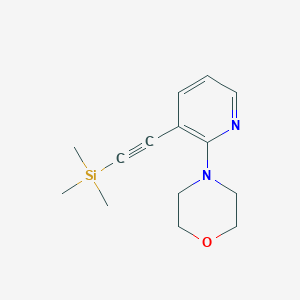 4-(3-Trimethylsilanylethynyl-pyridin-2-yl)-morpholineͼƬ