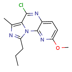 7-chloro-12-methoxy-5-methyl-3-propyl-2,4,8,13-tetraazatricyclo[7,4,0,02,?]trideca-1(13),3,5,7,9,11-hexaeneͼƬ