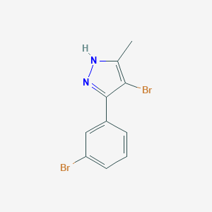 4-Bromo-3-(3-bromophenyl)-5-methyl-1H-pyrazoleͼƬ