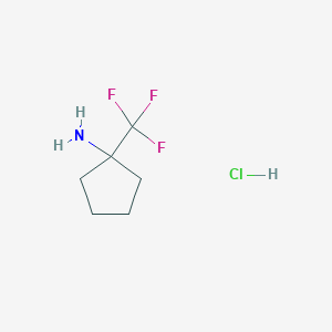 1-(trifluoromethyl)cyclopentan-1-aminehydrochlorideͼƬ