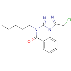 1-(chloromethyl)-4-pentyl-4H,5H-[1,2,4]triazolo[4,3-a]quinazolin-5-oneͼƬ