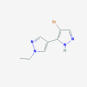 4-bromo-1'-ethyl-1H,1'H-3,4'-bipyrazoleͼƬ