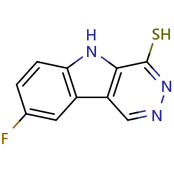 8-fluoro-5H-pyridazino[4,5-b]indole-4-thiolͼƬ