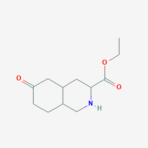 Ethyl(3S,4aS,8aR)-6-oxo-2,3,4,4a,5,7,8,8a-octahydro-1H-isoquinoline-3-carboxylateͼƬ