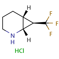 (1S,6S,7S)-rel-7-(trifluoromethyl)-2-azabicyclo[4,1,0]heptanehydrochlorideͼƬ