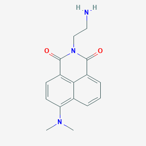 2-(2-aminoethyl)-6-(dimethylamino)-1H-benzo[de]isoquinoline-1,3(2H)-dioneͼƬ