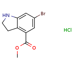 methyl6-bromo-2,3-dihydro-1H-indole-4-carboxylatehydrochlorideͼƬ