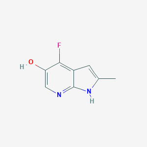 4-fluoro-2-methyl-1H-pyrrolo[2,3-b]pyridin-5-olͼƬ