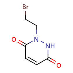 1-(2-bromoethyl)-1,2,3,6-tetrahydropyridazine-3,6-dioneͼƬ