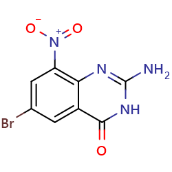 2-amino-6-bromo-8-nitro-3,4-dihydroquinazolin-4-oneͼƬ