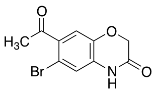 7-Acetyl-6-bromo-3,4-dihydro-2H-1,4-benzoxazin-3-oneͼƬ