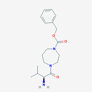 4-((S)-2-Amino-3-methyl-butyryl)-[1,4]diazepane-1-carboxylic acid benzyl esterͼƬ