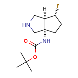 tert-butylN-[(3aS,6R,6aR)-6-fluoro-octahydrocyclopenta[c]pyrrol-3a-yl]carbamateͼƬ