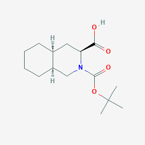 (3S,4aS,8aS)-2-[(tert-butoxy)carbonyl]-decahydroisoquinoline-3-carboxylicacidͼƬ