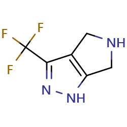 3-(trifluoromethyl)-1H,4H,5H,6H-pyrrolo[3,4-c]pyrazole图片