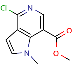 Methyl4-chloro-1-methyl-1H-pyrrolo[3,2-C]pyridine-7-carboxylateͼƬ