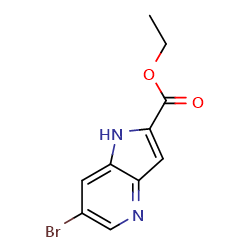 Ethyl6-bromo-1H-pyrrolo[3,2-b]pyridine-2-carboxylateͼƬ