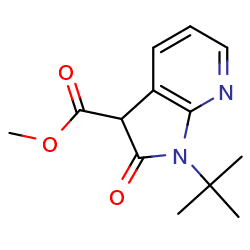 Methyl1-tert-butyl-2-oxo-1H,2H,3H-pyrrolo[2,3-b]pyridine-3-carboxylate图片