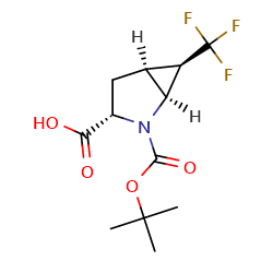 (1S,3S,5S,6R)-2-[(tert-butoxy)carbonyl]-6-(trifluoromethyl)-2-azabicyclo[3,1,0]hexane-3-carboxylicacidͼƬ