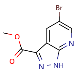 Methyl5-bromo-1H-pyrazolo[3,4-b]pyridine-3-carboxylateͼƬ