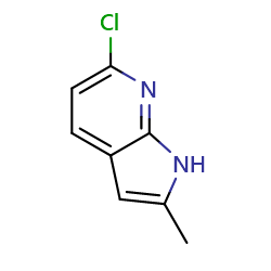 6-Chloro-2-methyl-1h-pyrrolo[2,3-b]pyridineͼƬ