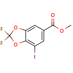 methyl2,2-difluoro-7-iodo-2H-1,3-benzodioxole-5-carboxylateͼƬ