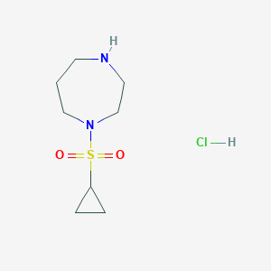 1-(cyclopropanesulfonyl)-1,4-diazepane hydrochlorideͼƬ