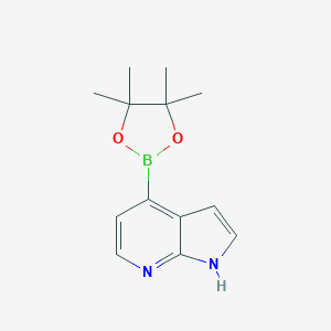 4-(4,4,5,5-Tetramethyl-1,3,2-dioxaborolan-2-YL)-1H-pyrrolo[2,3-B]pyridine图片