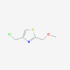 4-(Chloromethyl)-2-(methoxymethyl)-1,3-thiazoleͼƬ