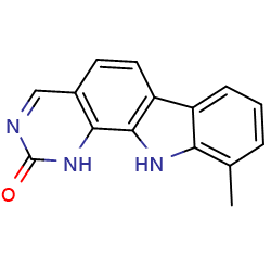 10-methyl-1H,2H,11H-pyrimido[4,5-a]carbazol-2-oneͼƬ