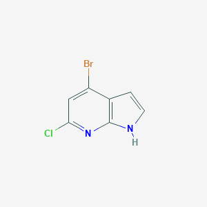 4-Bromo-6-chloro-1H-pyrrolo[2,3-b]pyridineͼƬ