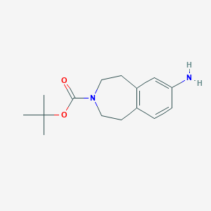 tert-butyl7-amino-2,3,4,5-tetrahydro-1H-3-benzazepine-3-carboxylateͼƬ