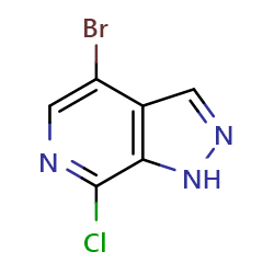 4-Bromo-7-chloro-1H-pyrazolo[3,4-c]pyridineͼƬ