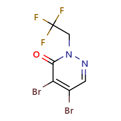 4,5-dibromo-2-(2,2,2-trifluoroethyl)-2,3-dihydropyridazin-3-oneͼƬ